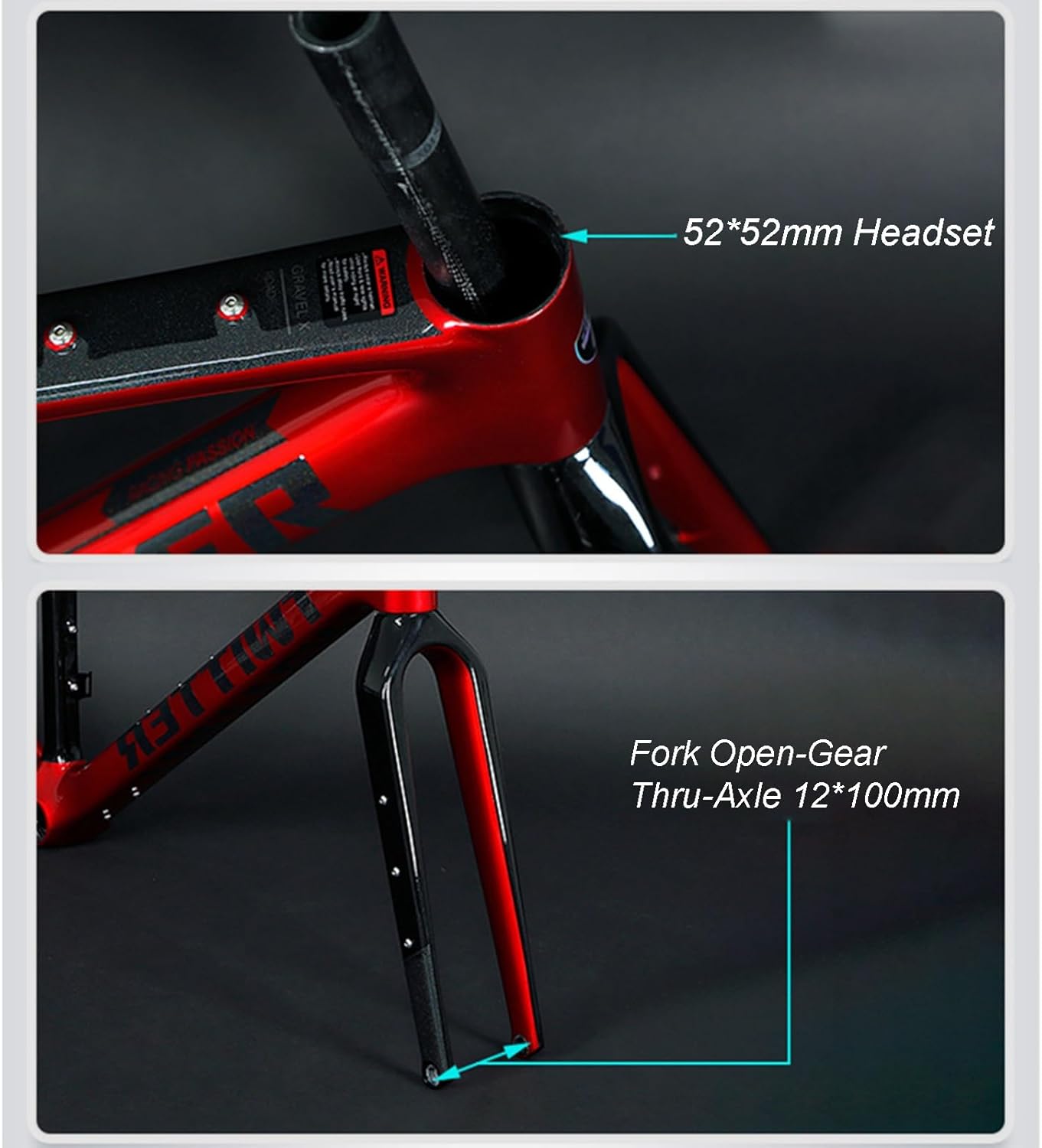 MirOdo 700C グラベル ロードバイク フレームセット 46/49/52/55cm